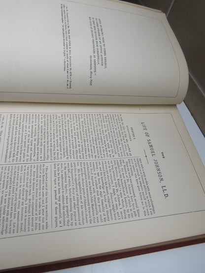 The Life of Samuel Johnson, LL.D. By James Boswell 1897 book image 6