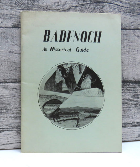 Badenoch A Car Guide To The Historical Buildings of The District 1975 (Vintage Scottish History Book) book cover