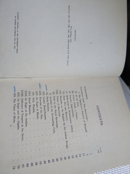 Selections From The Spectator With Intro and Notes By K. Deighton 1919 book image 5