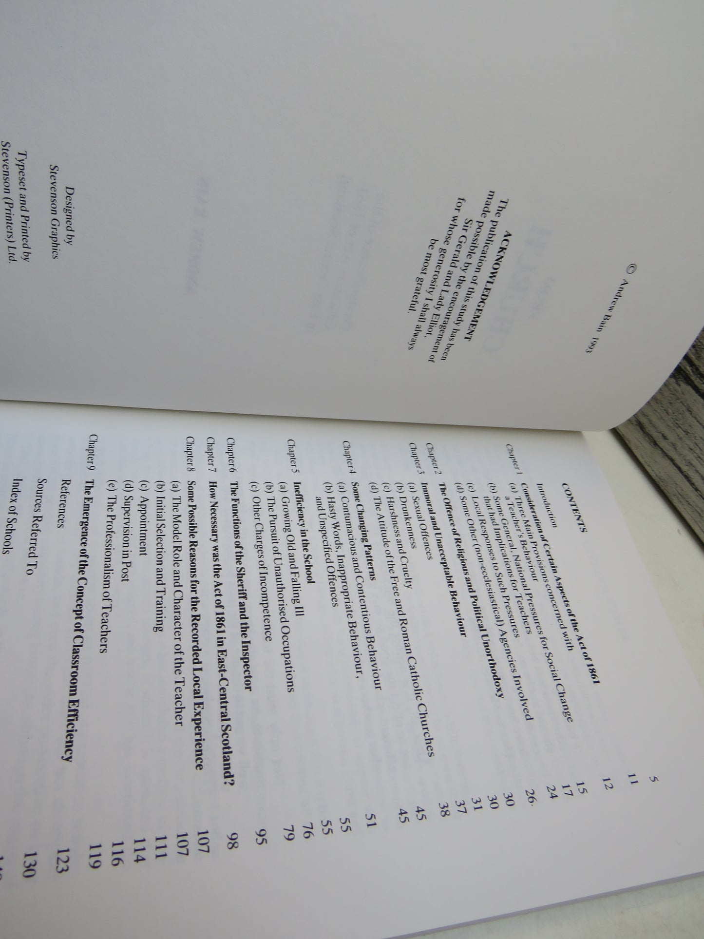 From Church To State The Significance of the Education Act of 1861 In East Central Scotland By Andrew Bain 1993