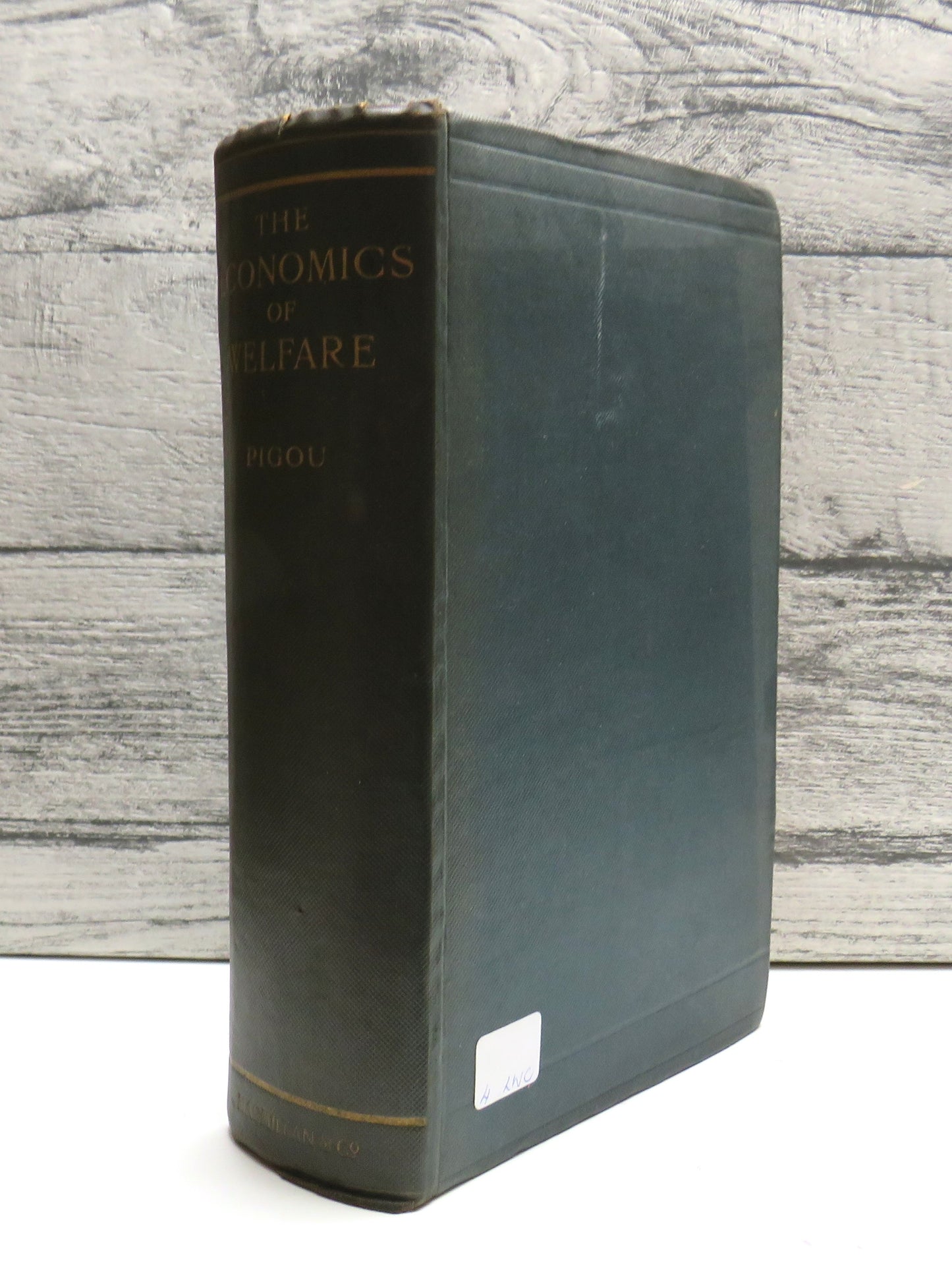 The Economics of Welfare By A. C. Pigou 1920
