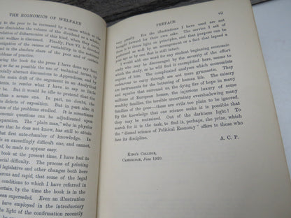 The Economics of Welfare By A. C. Pigou 1920