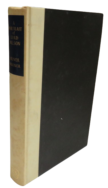 A Portrait of Lord Nelson By Oliver Warner 1959, Vintage Book book front cover