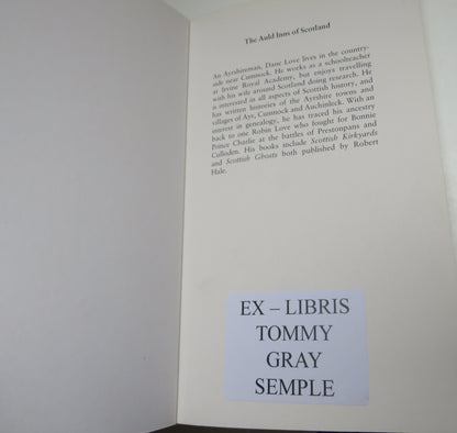 The Auld Inns of Scotland by Dane Love, 1997, Signed book image 3