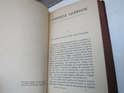 "L'Eternelle Allemagne" By Victor Berard 1916 Vintage French Book book image 6