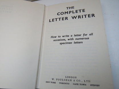The Complete Letter Writer How To Write A Letter For All Occasions, With Numerous Specimen Letters book image 3