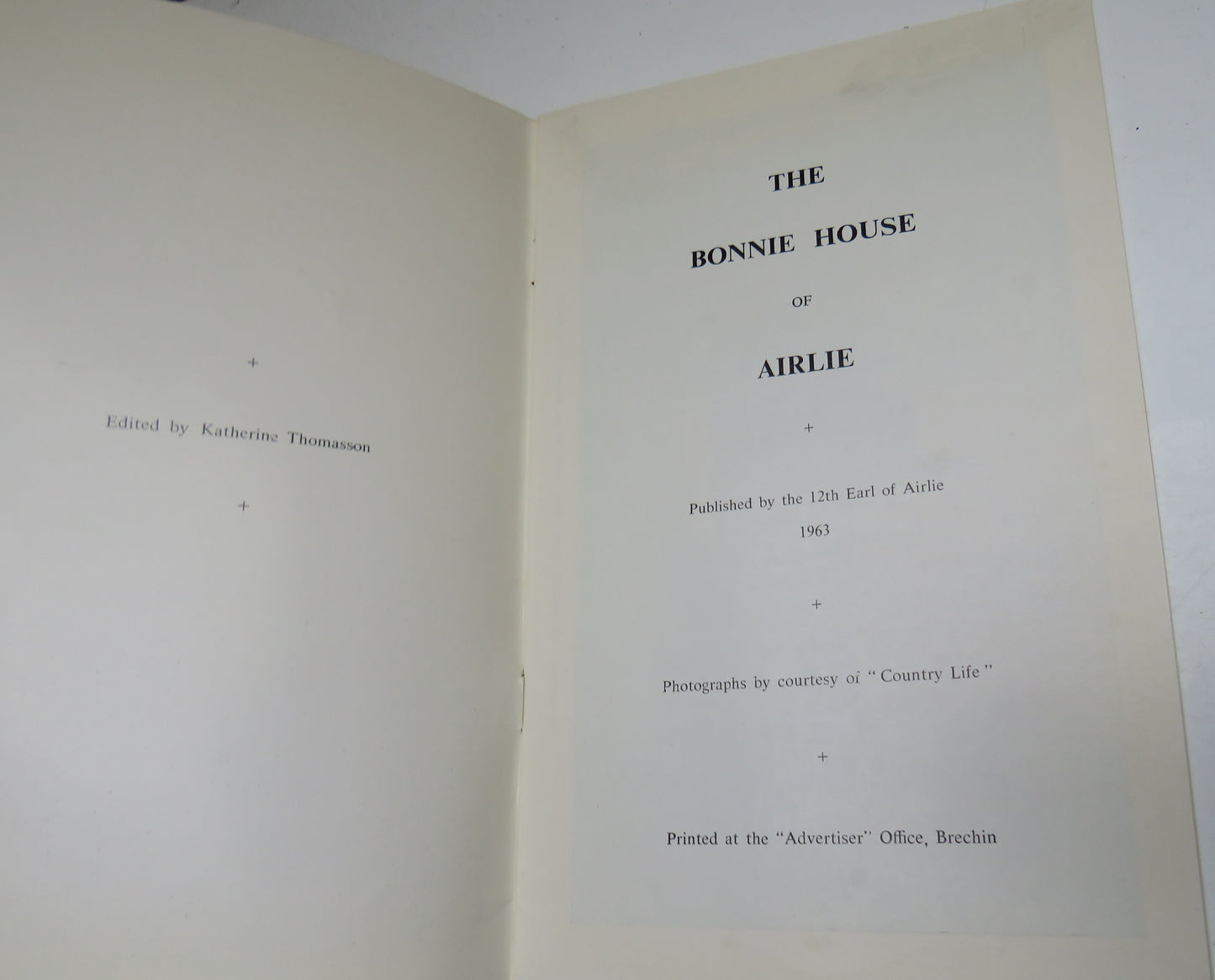 The Bonnie House or Airlie published by the 12th Earl of Airlie, 1963