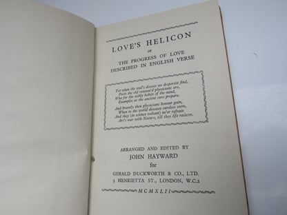 Love's Helicon or The Progress Of Love Described In English Verse 1942 book image 3