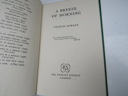 A Breeze of Morning By Charles Morgan 1953, Vintage Book book image 3