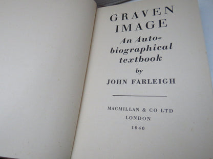 Graven Image An Auto-Biographical Textbook By John Farleigh 1940 book image 4