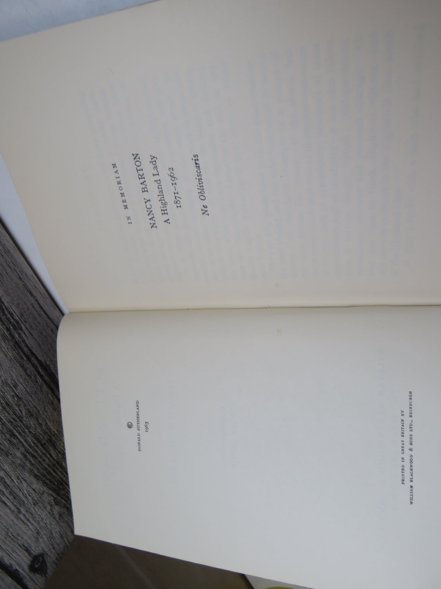 Butt and Ben  A Highland Boyhood By Donald Sutherland 1963