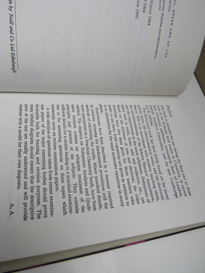 Certificate Chemistry By Arthur Atkinson 1968 book image 4