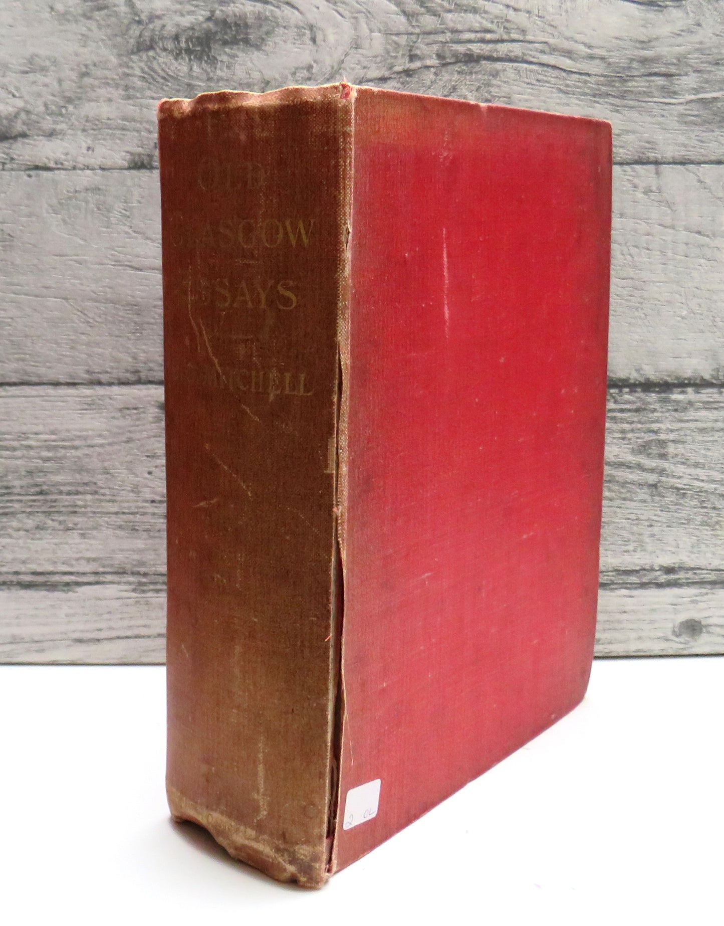 Old Glasgow Essays By The Late John Oswald Mitchell 1905