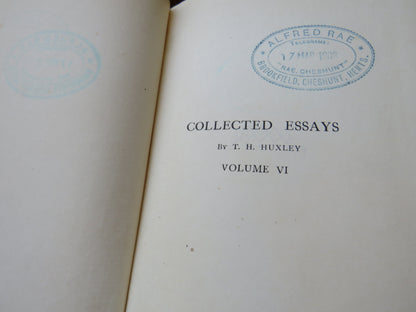 Hume: With Helps To The Study of Berkeley Essays By Thomas H. Huxley 1901 book image 4