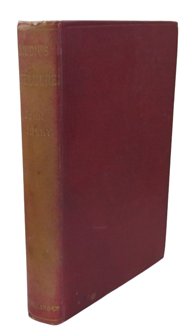 Studies In Literature By John Morley 1901 book front cover