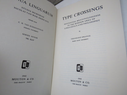 Type Crossings Sentential Meaninglessness In The Border Area of Linguistics and Philosophy By Theodo book image 3