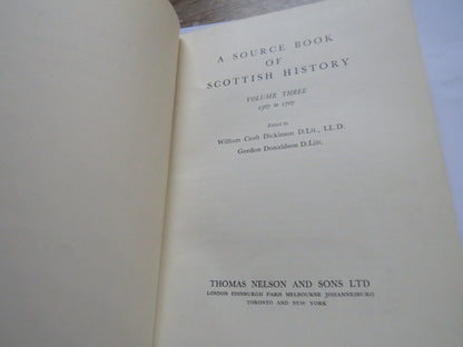 A Source Book of Scottish History Volume Three 1567 to 1707 book image 3