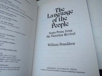 The Language of the People Scots Prose From The Victorian Revival By William Donaldson 1989 book image 3