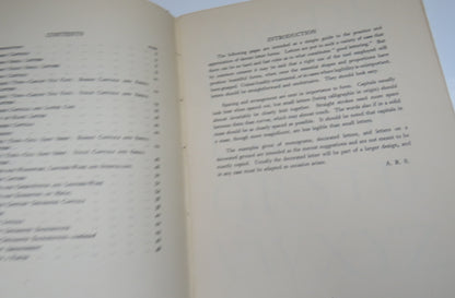 A Book of Lettering By A.R. Stone 1935 book image 4