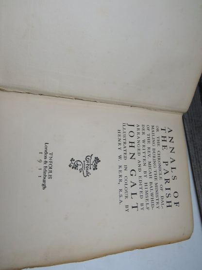 Annals of the Parish By John Galt 1911