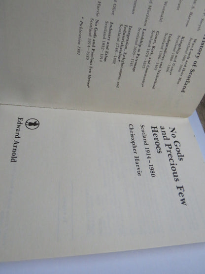No Gods and Precious Few Heroes Scotland 1914-1980 By Christopher Harvie 1981 book image 3