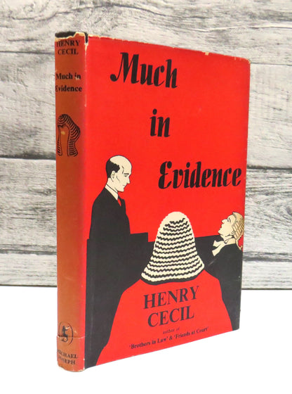 Much In Evidence By Henry Cecil 1957 1st Edition book front cover