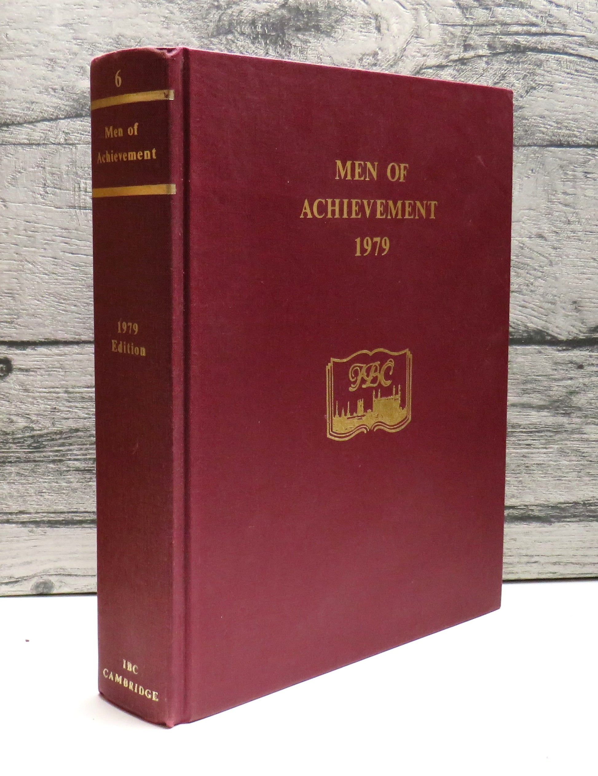 Men of Achievement Volume Six 1979 (Vintage Biography Book) book cover