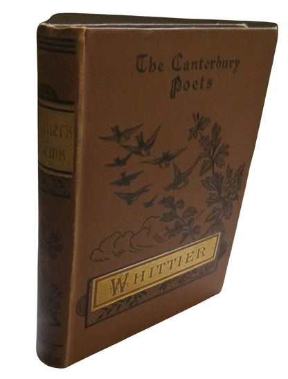 The Poetical Works of John Greenleaf Whittier By Eva Hope 1885 book front cover