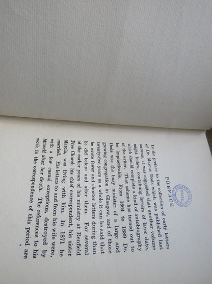 Early Letters & Later Letters Of Marcus Dods, D.D. (Late Principal of New College, Edinburgh) (1850- book image 6