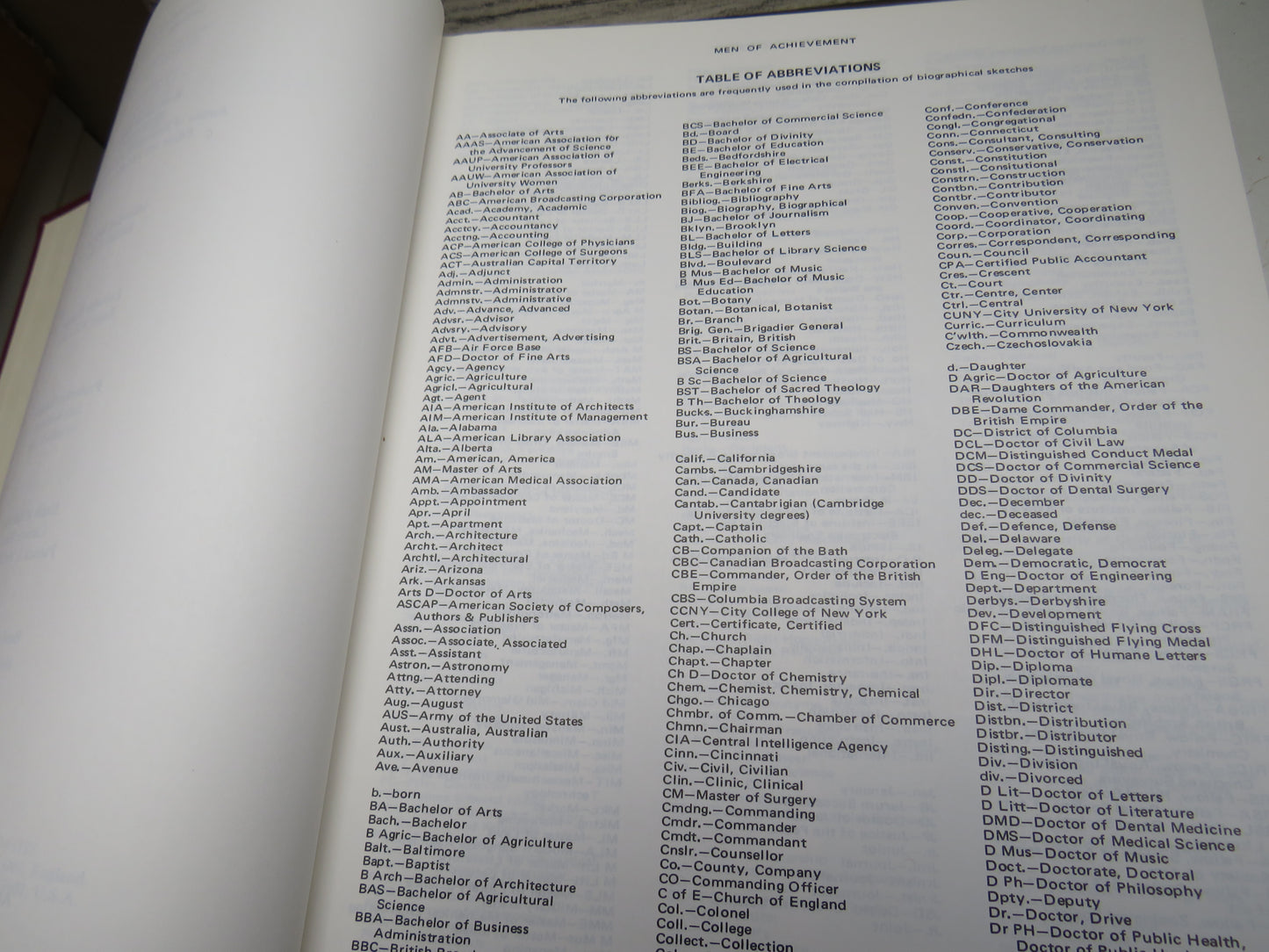 Men of Achievement Volume Six 1979 (Vintage Biography Book) book 5