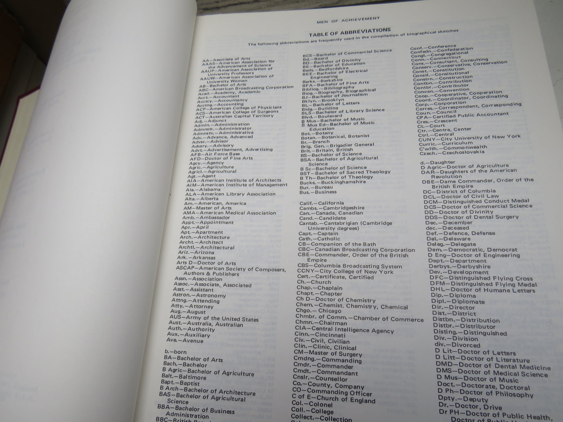 Men of Achievement Volume Six 1979 (Vintage Biography Book) book 5