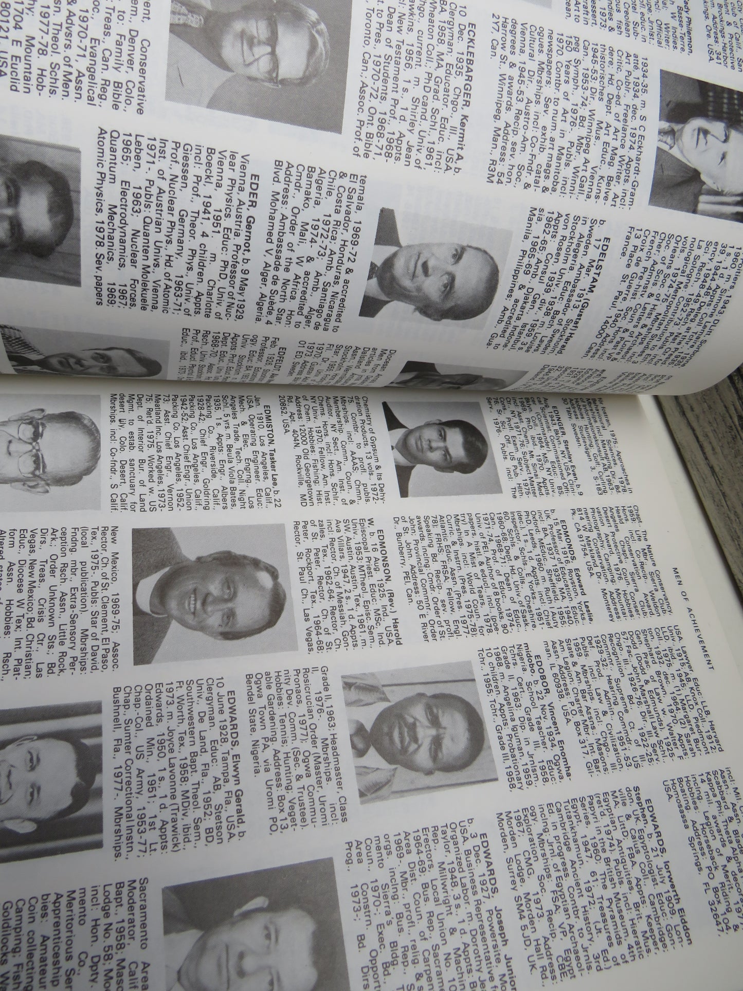 Men of Achievement Volume Six 1979 (Vintage Biography Book) book 6