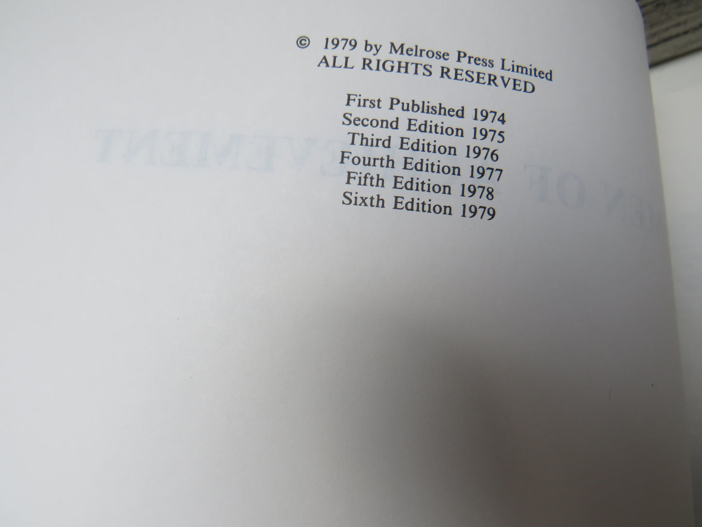 Men of Achievement Volume Six 1979 (Vintage Biography Book) book 7