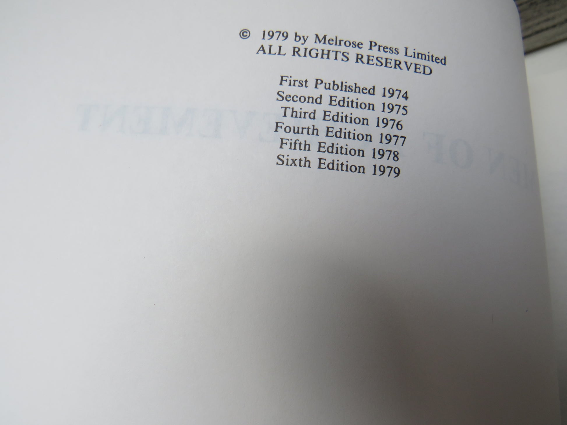 Men of Achievement Volume Six 1979 (Vintage Biography Book) book 7