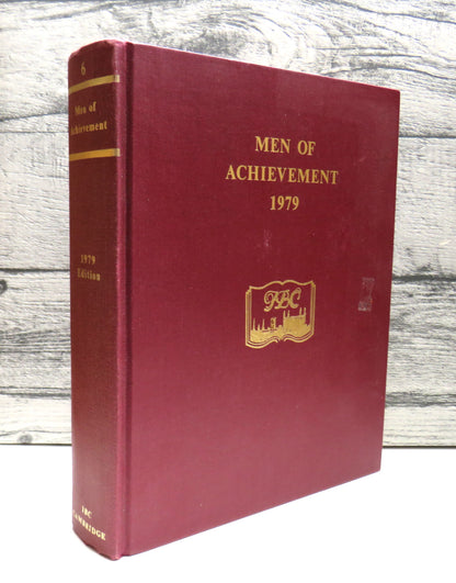 Men of Achievement Volume Six 1979 (Vintage Biography Book) book front cover