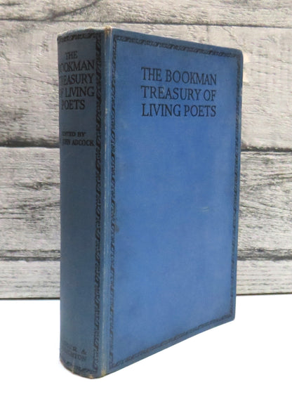 The Bookman Treasury of Living Poets Edited By St. John Adcock book front cover