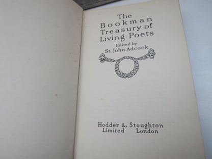 The Bookman Treasury of Living Poets Edited By St. John Adcock book image 4