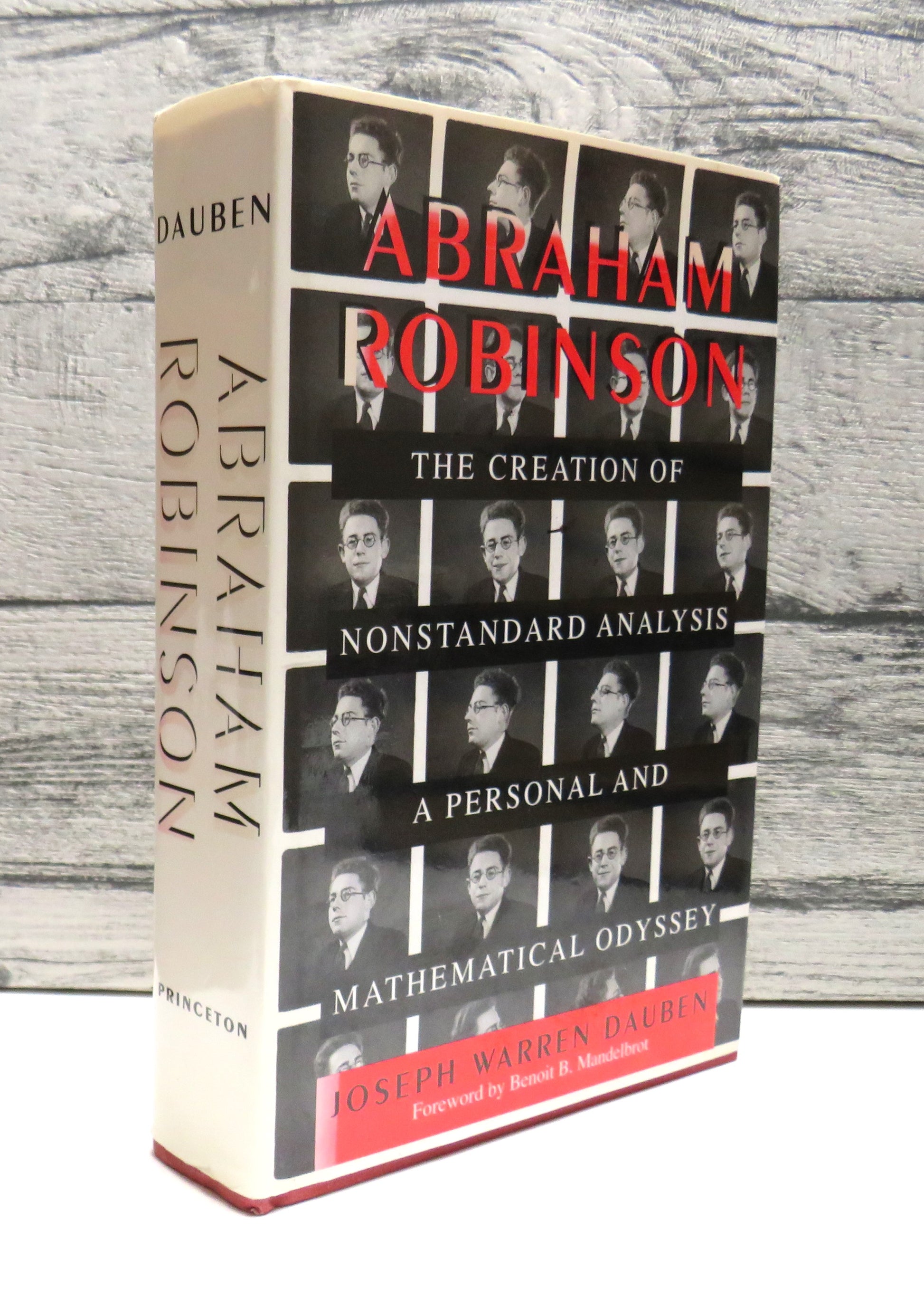 Abraham Robinson The Creation of Nonstandard Analysis A Personal and Mathematical Odyssey by Joseph Warren Dauben 1995 (Vintage Mathematics Biography) book cover