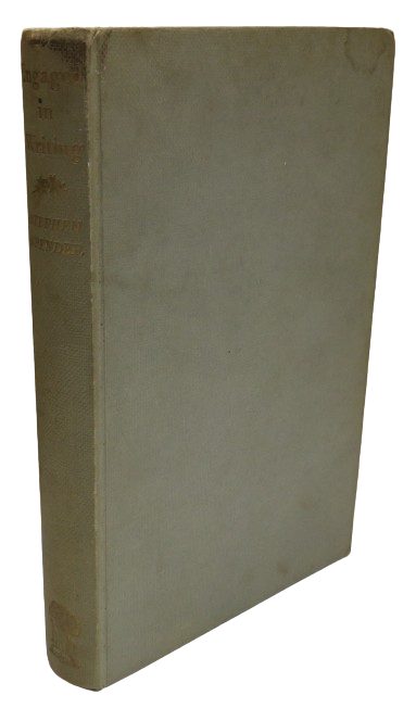 Engaged In Writing and The Fool and The Princess By Stephen Spender 1958 book front cover