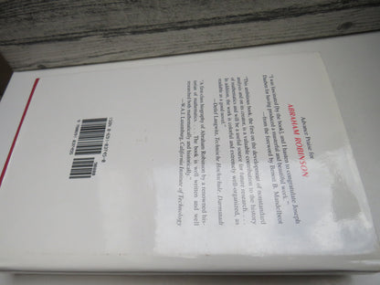 Abraham Robinson The Creation of Nonstandard Analysis A Personal and Mathematical Odyssey by Joseph  book image 2