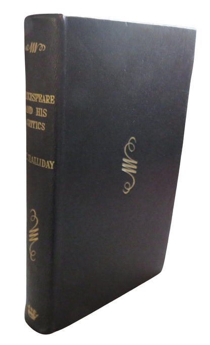 Shakespeare and His Critics By F.E. Halliday 1949 Signed Limited Edition book front cover