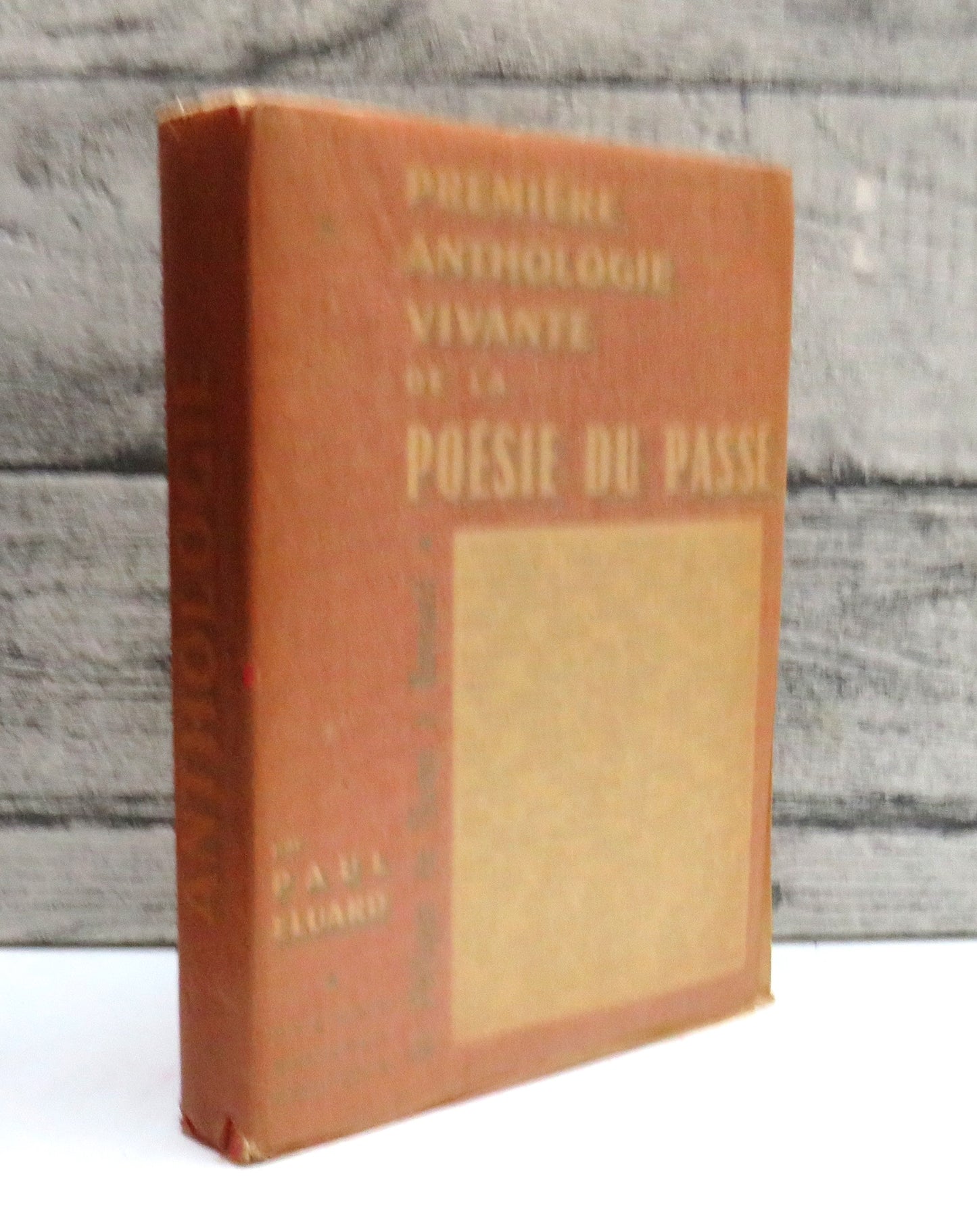 Premiere Anthologie Vivante De La Poesie Du Passe By Paul Eluard Vintage French Book