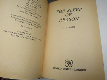The Sleep of Reason By C. P. Snow 1969