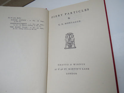 Fiery Particles By C.E. Montague 1927 book image 4