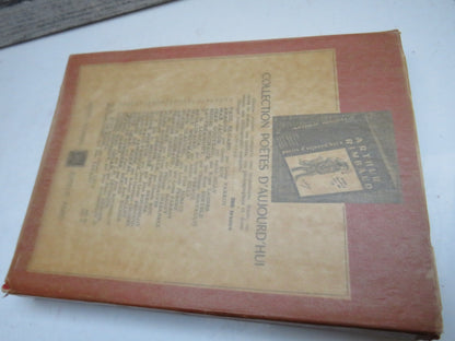 Premiere Anthologie Vivante De La Poesie Du Passe By Paul Eluard Vintage French Book book image 2