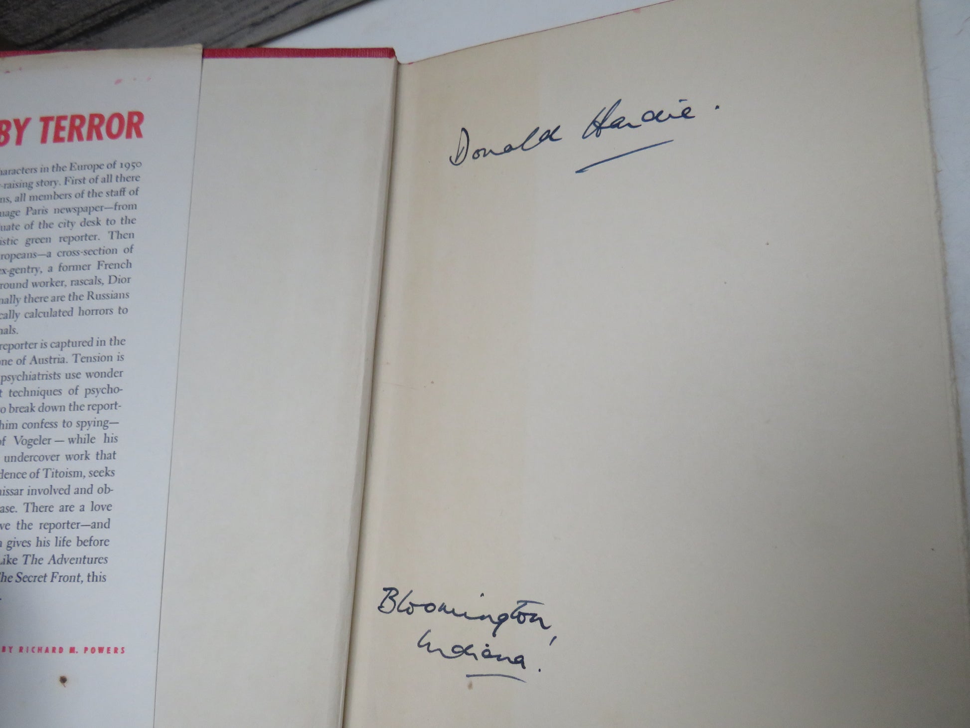 Trial By Terror By Paul Gallico 1952 (Vintage Thriller Novel) book 3