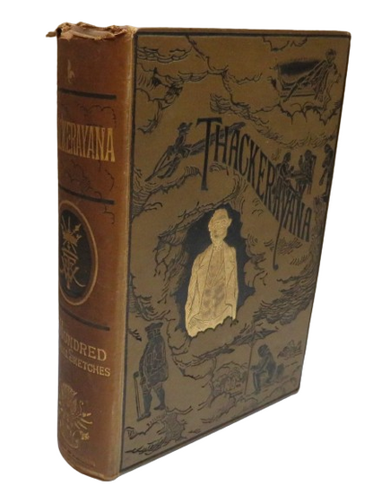 Thackerayana, Notes and Anecdotes, Illustrated by Hundreds of Sketches by WIlliam Makepeace Thackera book front cover