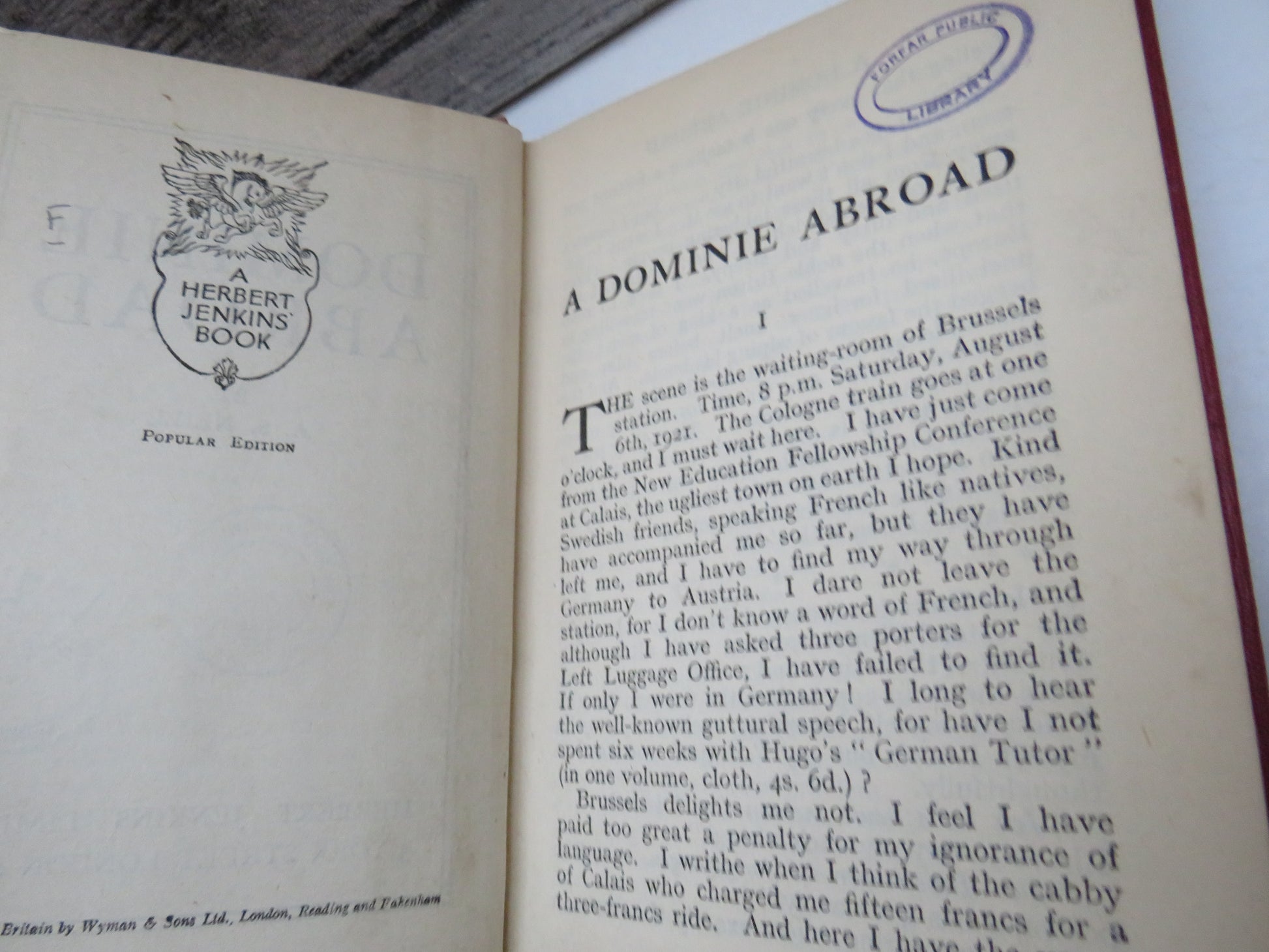 A Dominie Abroad By A.S. Neill book image 6