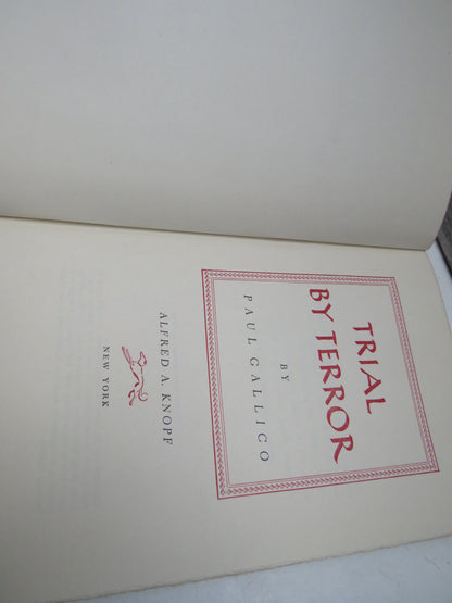 Trial By Terror By Paul Gallico 1952 (Vintage Thriller Novel) book image 5