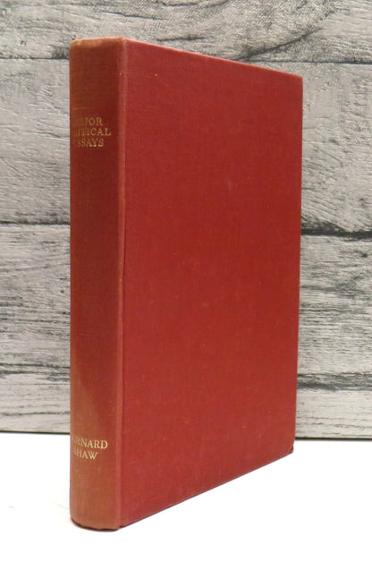 Major Critical Essays The Quintessence of Ibsenism The Perfect Wagnerite The Sanity of Art By Bernar book front cover
